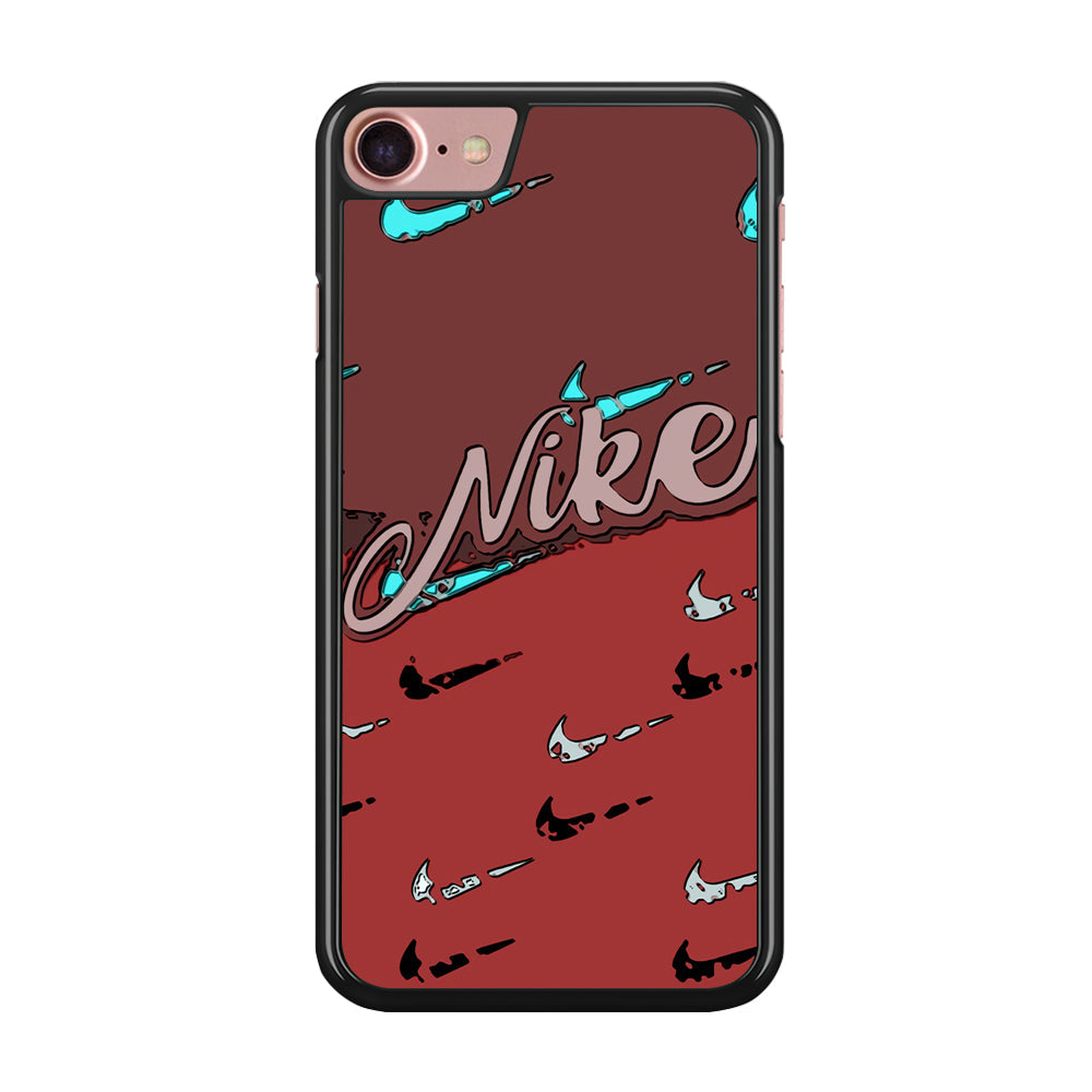 Nike Red Layer Art iPhone 8 Case-Xtracase