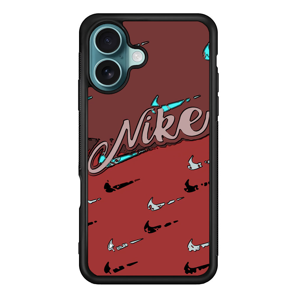Nike Red Layer Art iPhone 16 Plus Case - Xtracase
