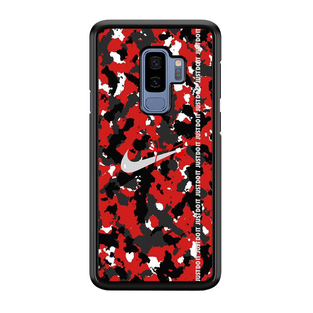 Nike Red Splash Camouflage Samsung Galaxy S9 Plus Case-Xtracase