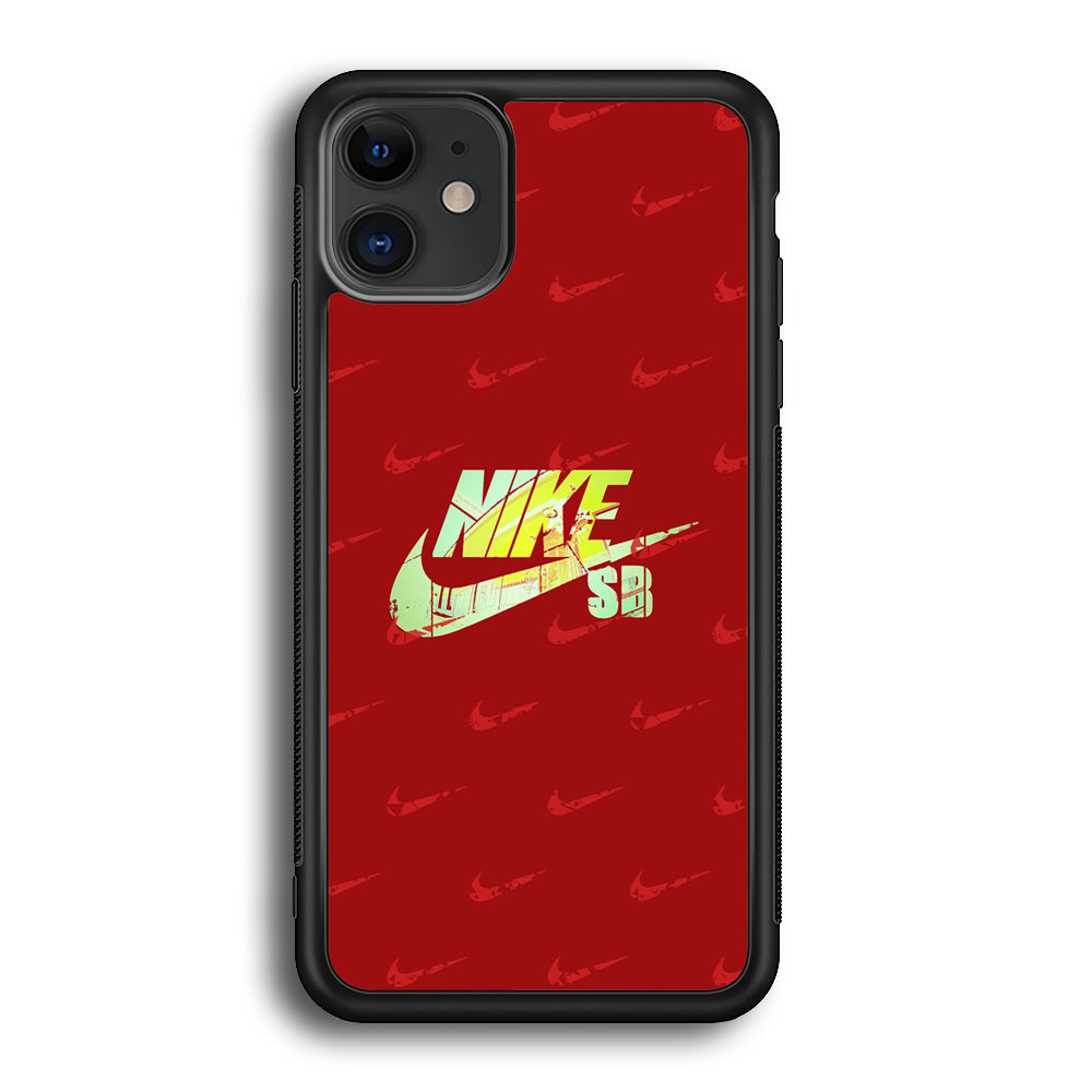 Nike SB Silhouette of Player iPhone 12 Case-Xtracase