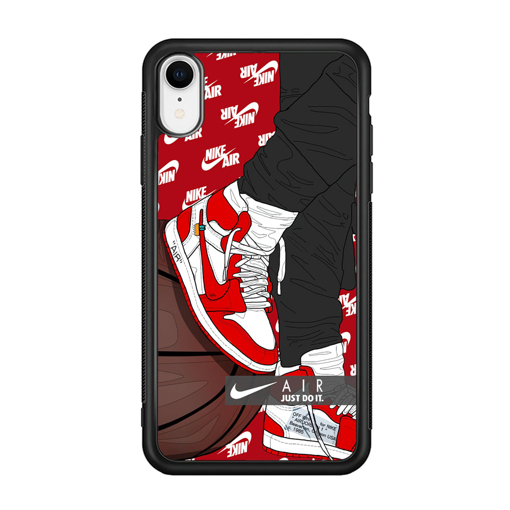 Nike Shiny Red Lava iPhone XR Case-Xtracase