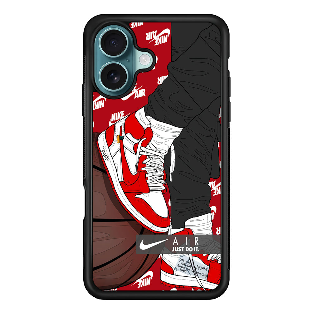 Nike Shiny Red Lava iPhone 17 Case - Xtracase