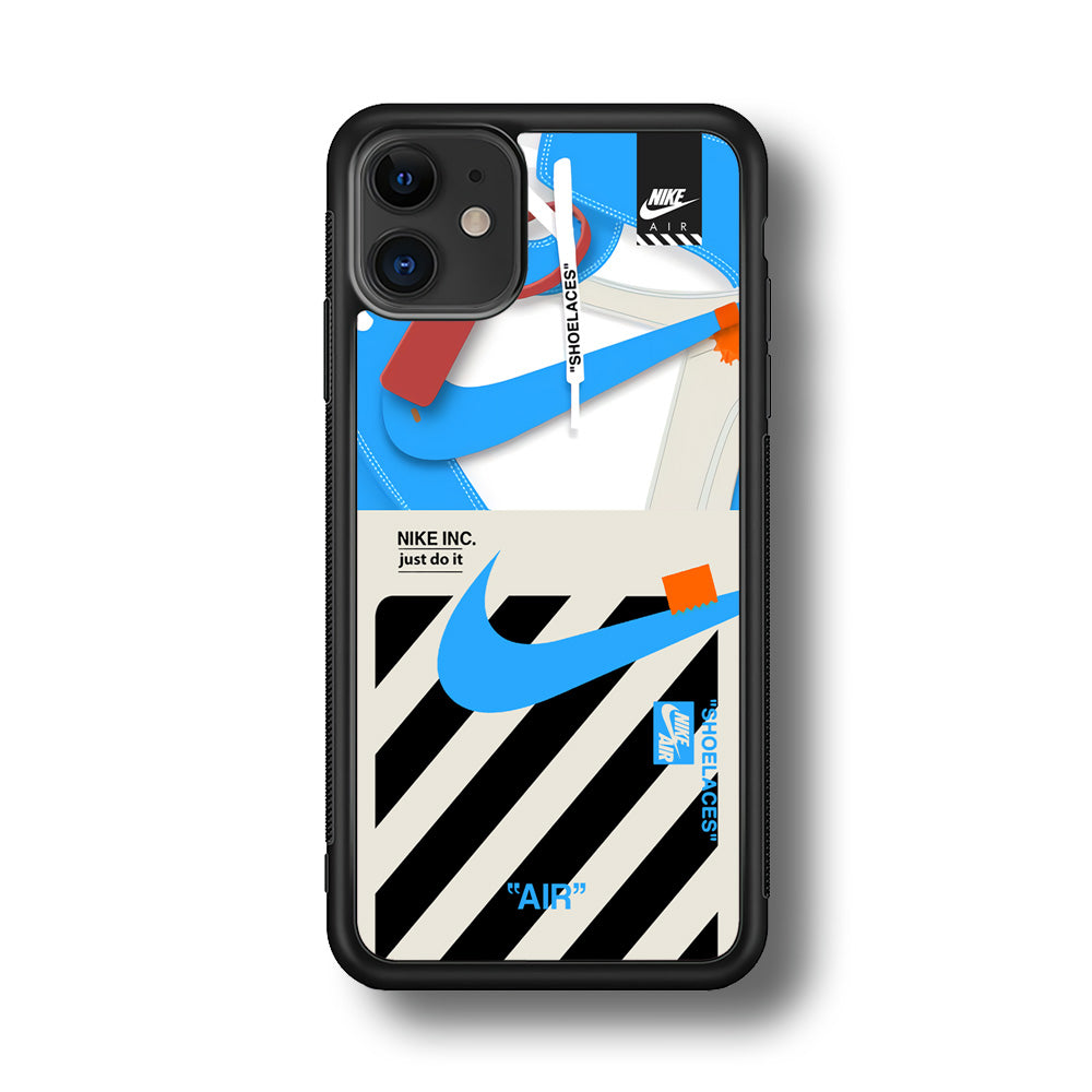 Nike Shoelaces Top Seal iPhone 11 Case-Xtracase
