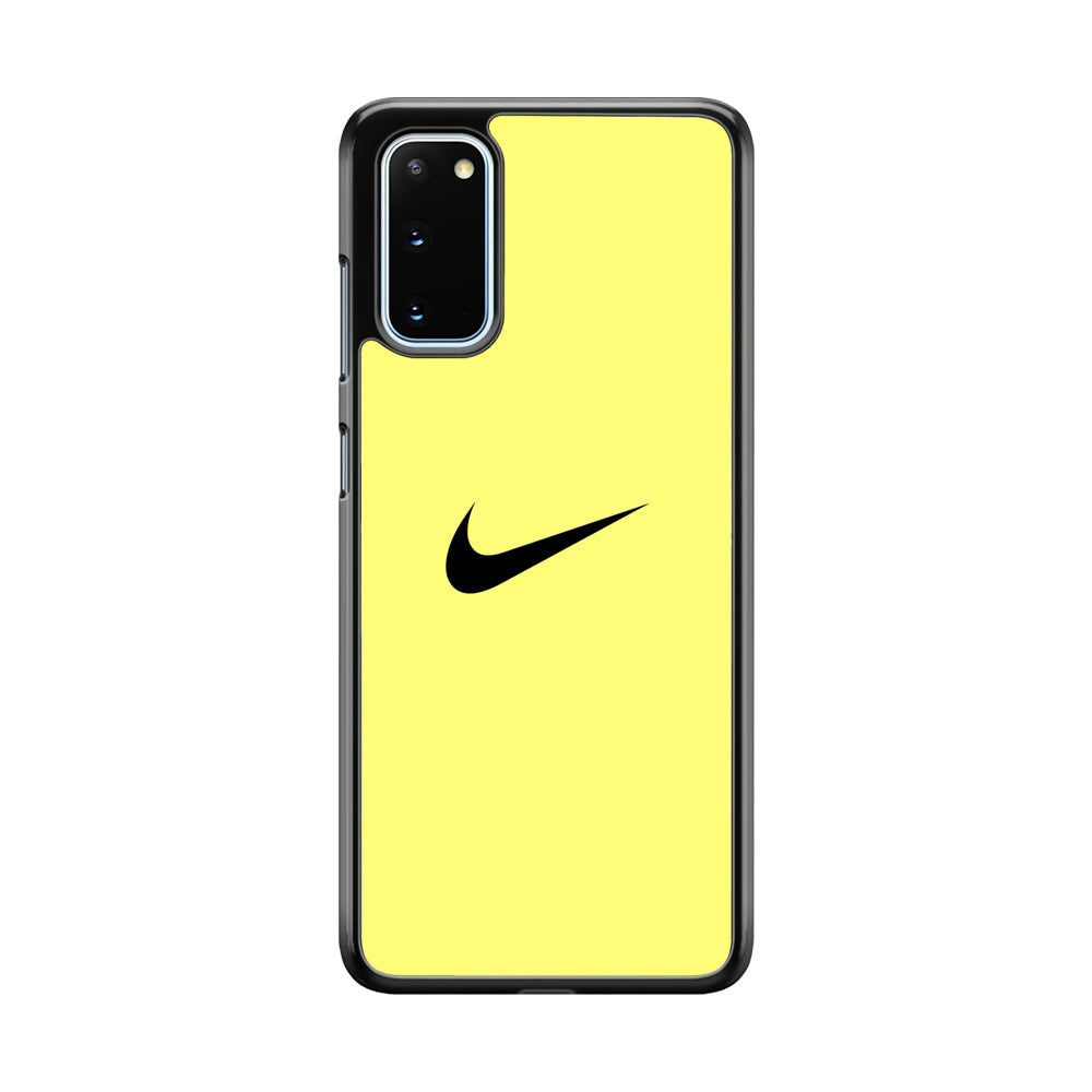 Nike Simple Cream Samsung Galaxy S20 Case-Xtracase