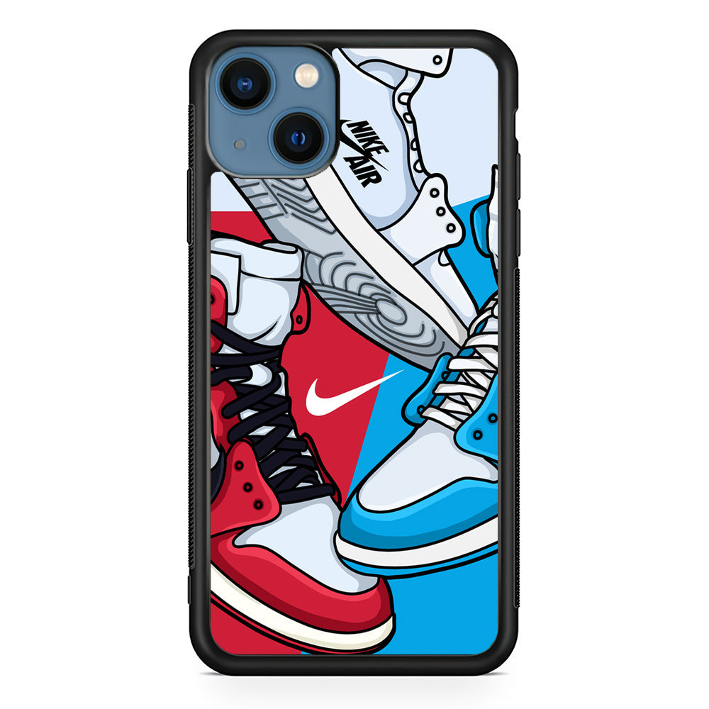 Nike Sneak Shoes iPhone 13 Case-Xtracase
