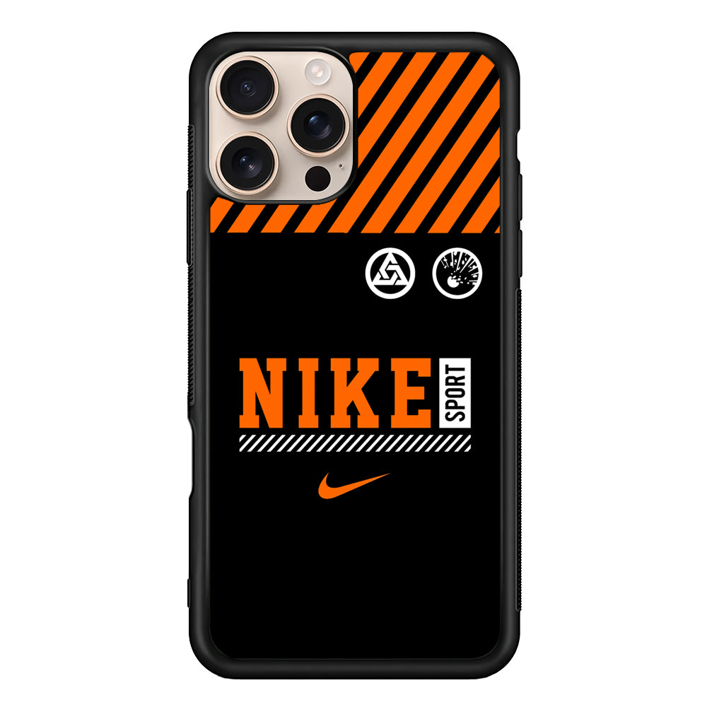 Nike Sport Line Graphics iPhone 16 Pro Max Case - Xtracase