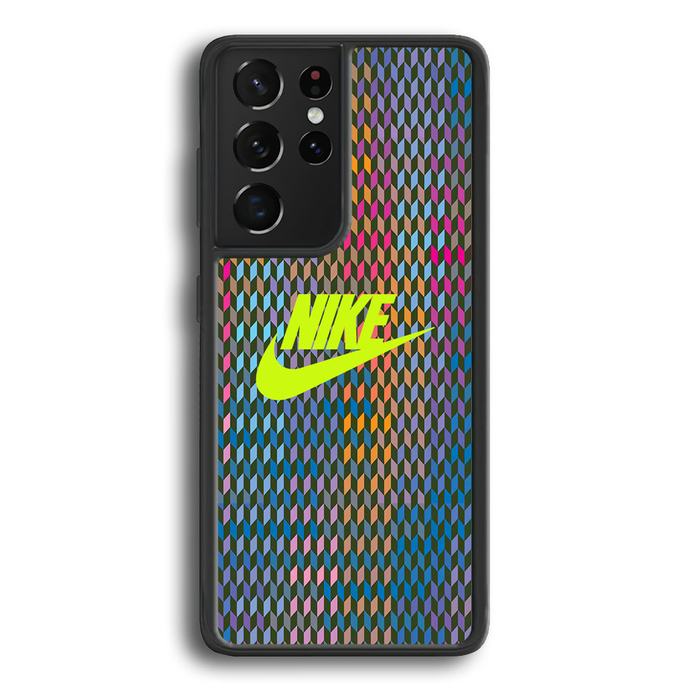 Nike Square Illusion Samsung Galaxy S21 Ultra Case-Xtracase