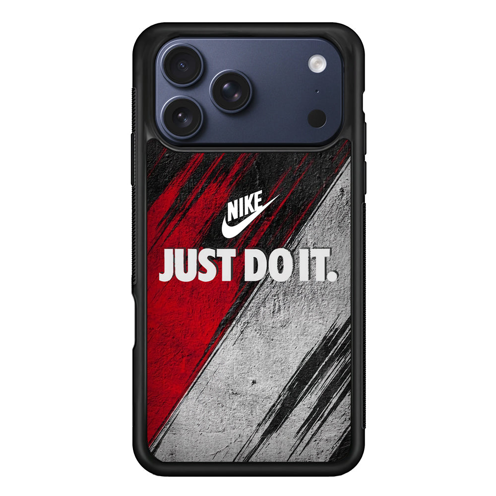 Nike Texture Abstract Red White iPhone 17 Pro Case - Xtracase