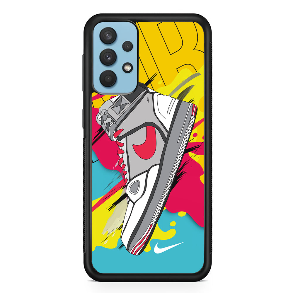 Nike Vibes of Swanky Samsung Galaxy A32 Case-Xtracase