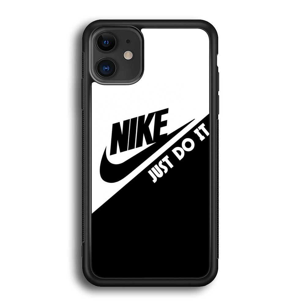 Nike White Black Combination iPhone 12 Case-Xtracase