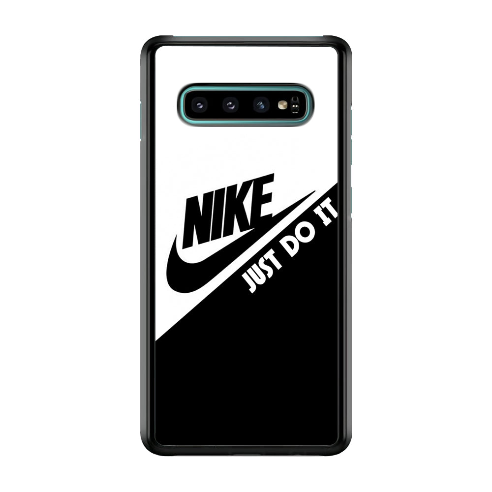 Nike White Black Combination Samsung Galaxy S10 Case-Xtracase