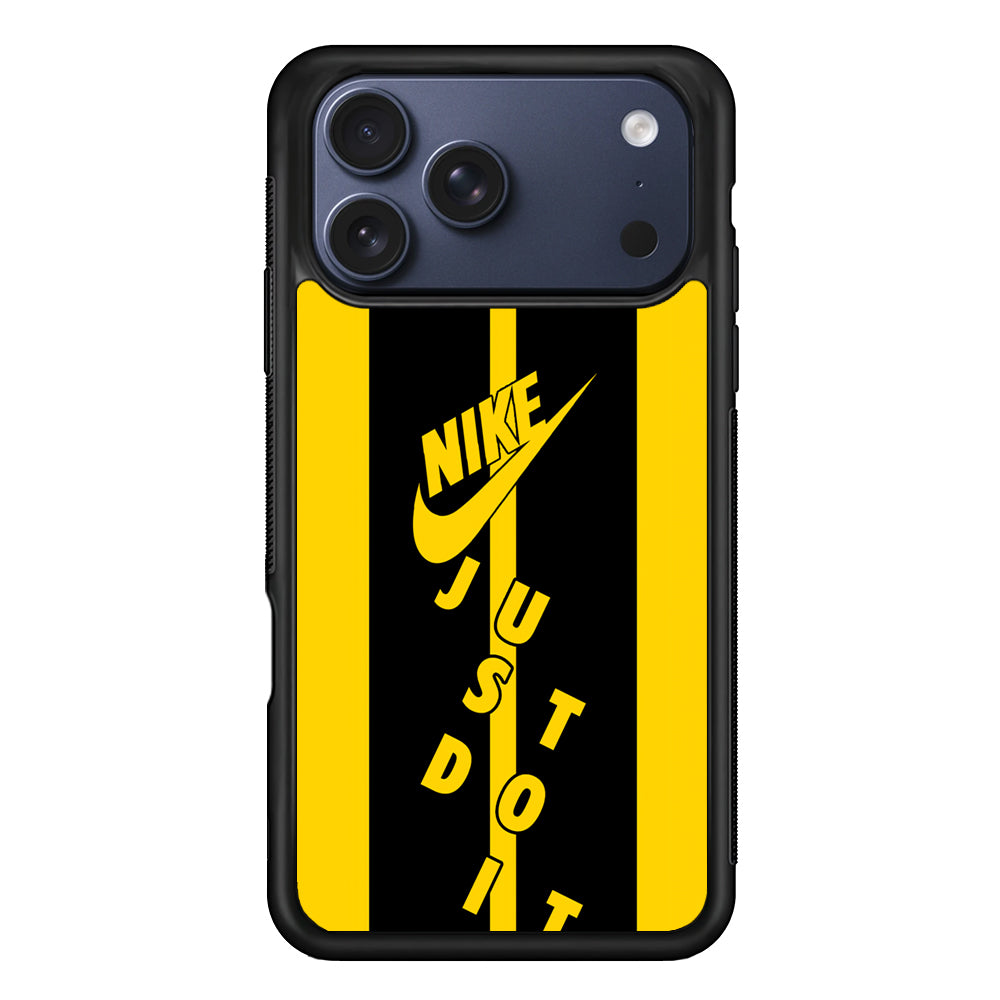 Nike Yellow Stripe Just Do It iPhone 17 Pro Case - Xtracase