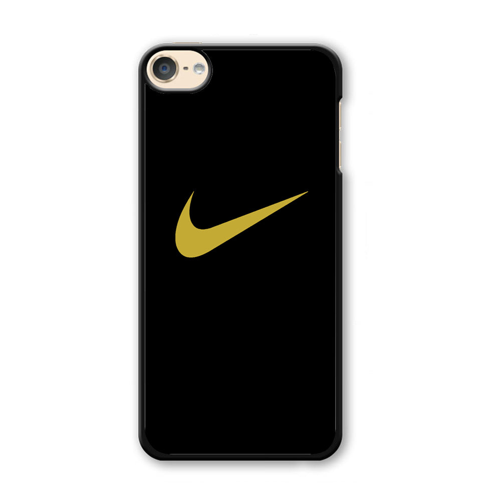 Nike Gold Logo Black iPod Touch 6 Case-Xtracase