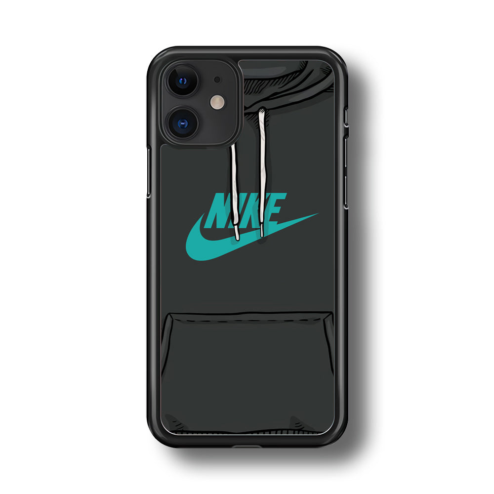 Nike Grey Hoodie iPhone 11 Case-Xtracase