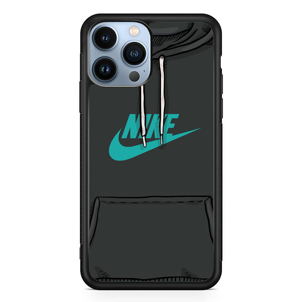 Nike Grey Hoodie iPhone 14 Pro Case-Xtracase