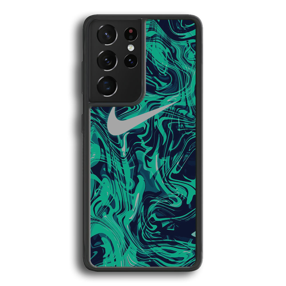 Nike Logo Tosca Marble Samsung Galaxy S25 Ultra Case-Xtracase