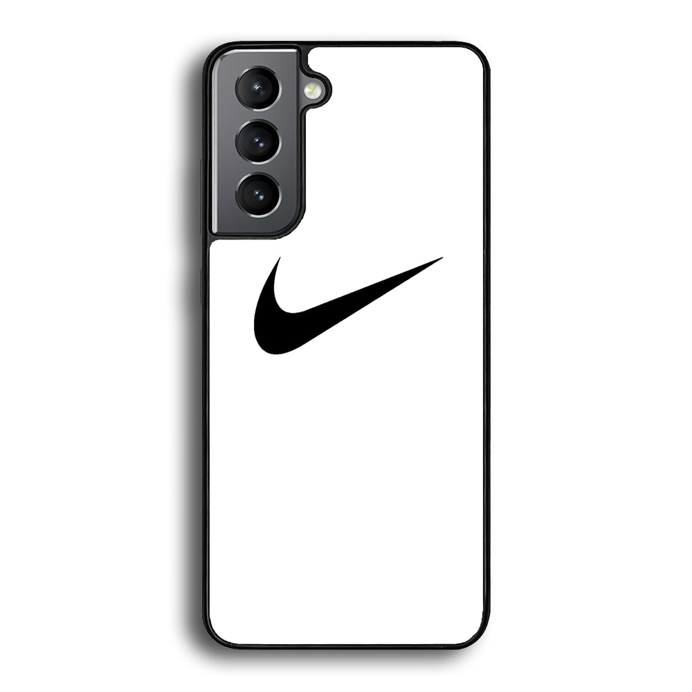 Nike White Milk Black Logo Samsung Galaxy S21 Plus Case-Xtracase