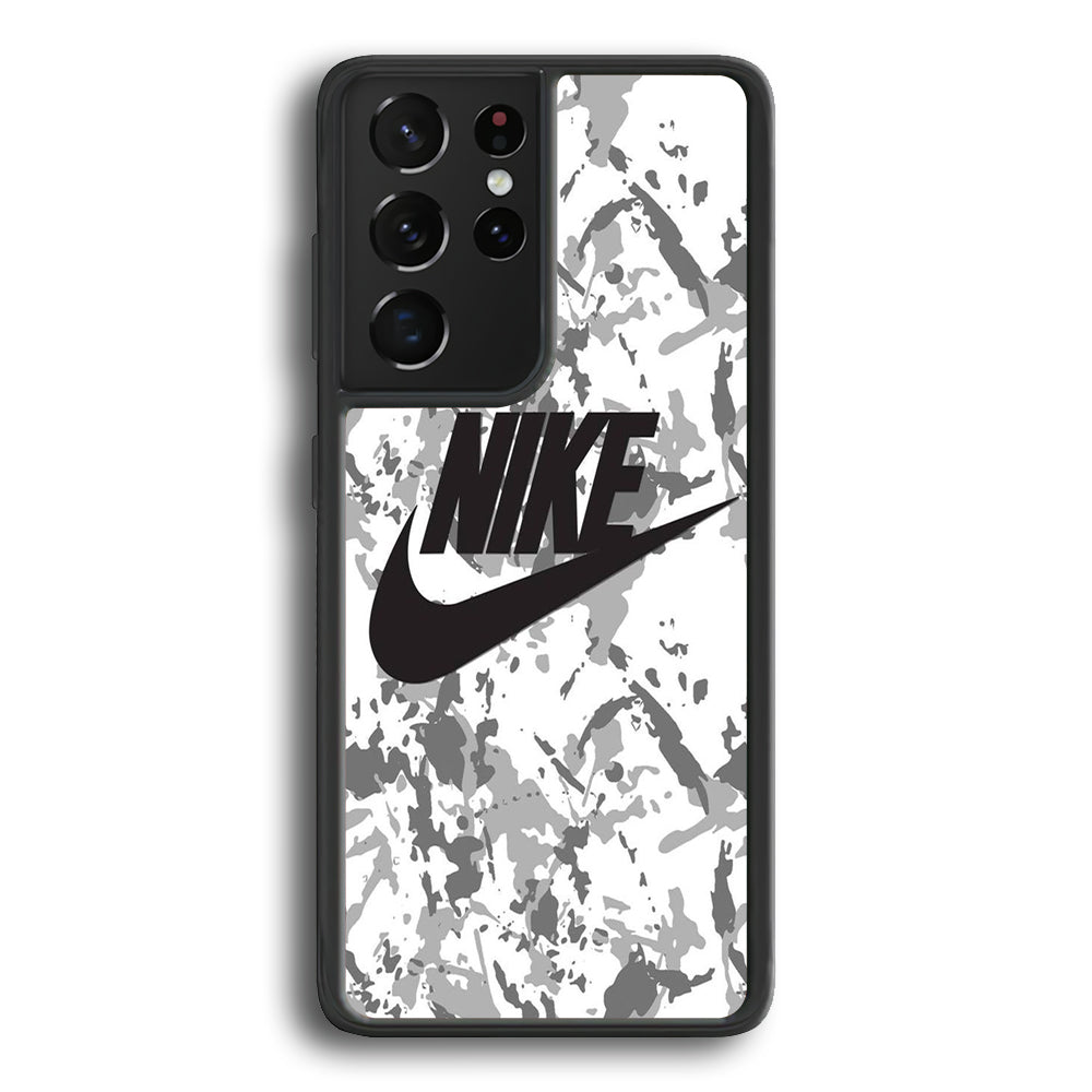 Nike Winter Camo Logo Samsung Galaxy S21 Ultra Case-Xtracase