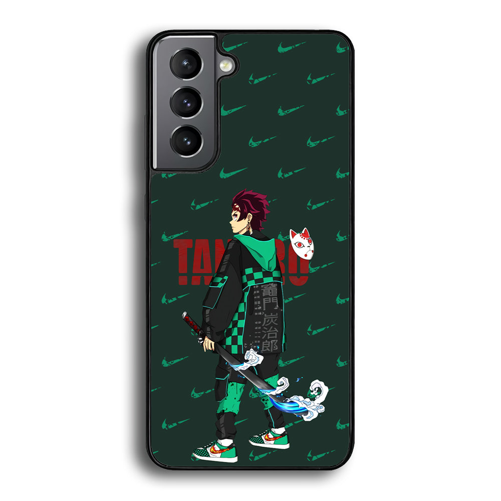 Nike on Tanjiro Suit Samsung Galaxy S21 Plus Case-Xtracase