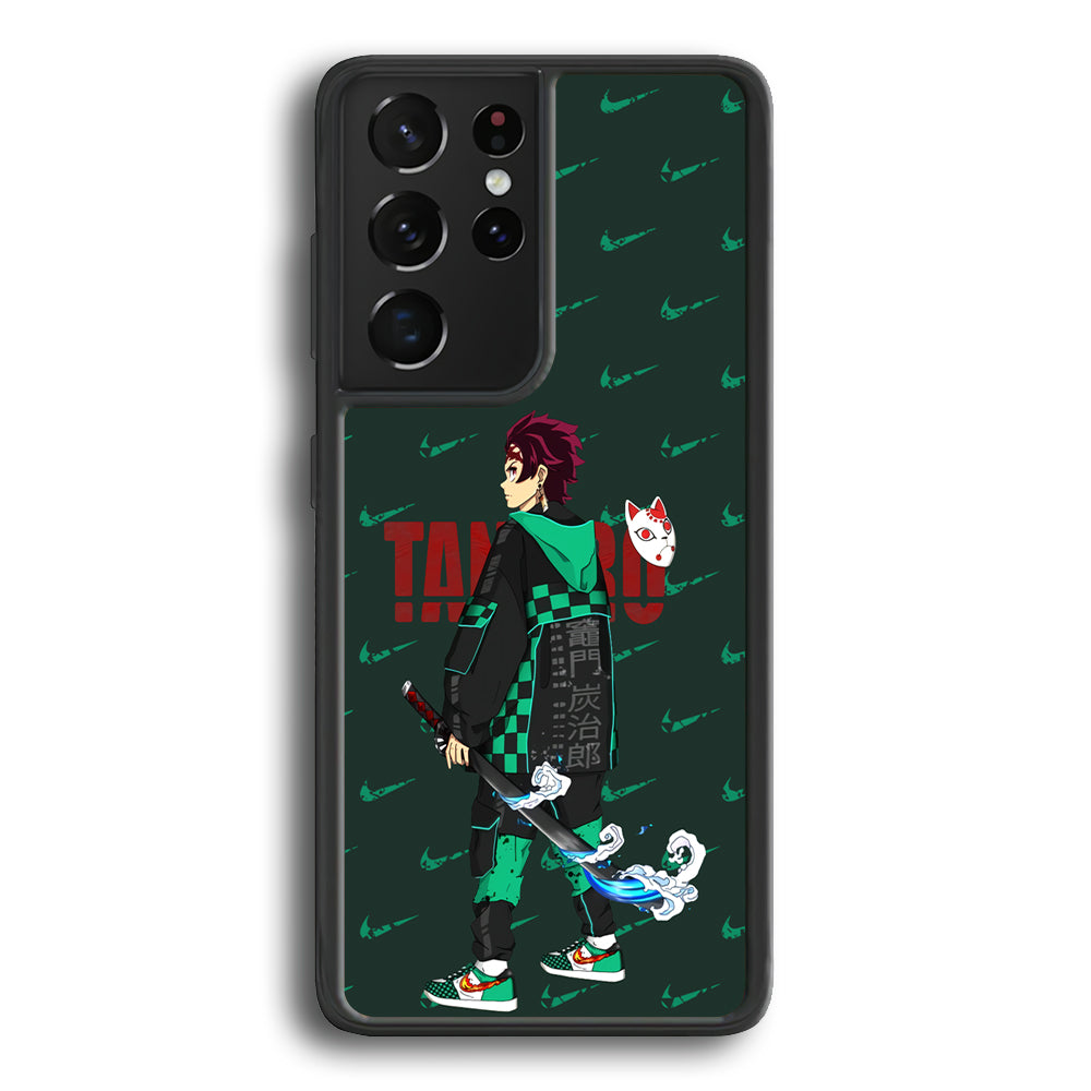 Nike on Tanjiro Suit Samsung Galaxy S21 Ultra Case-Xtracase