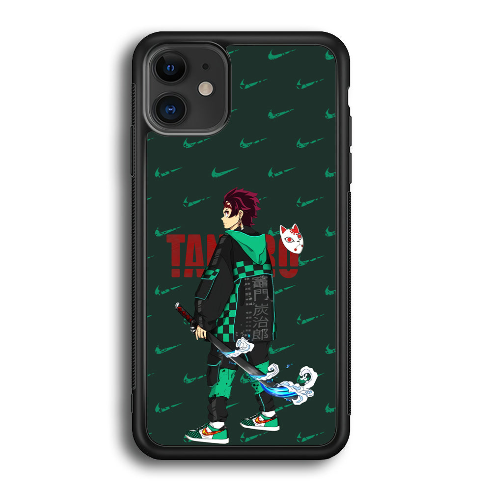 Nike on Tanjiro Suit iPhone 12 Case-Xtracase