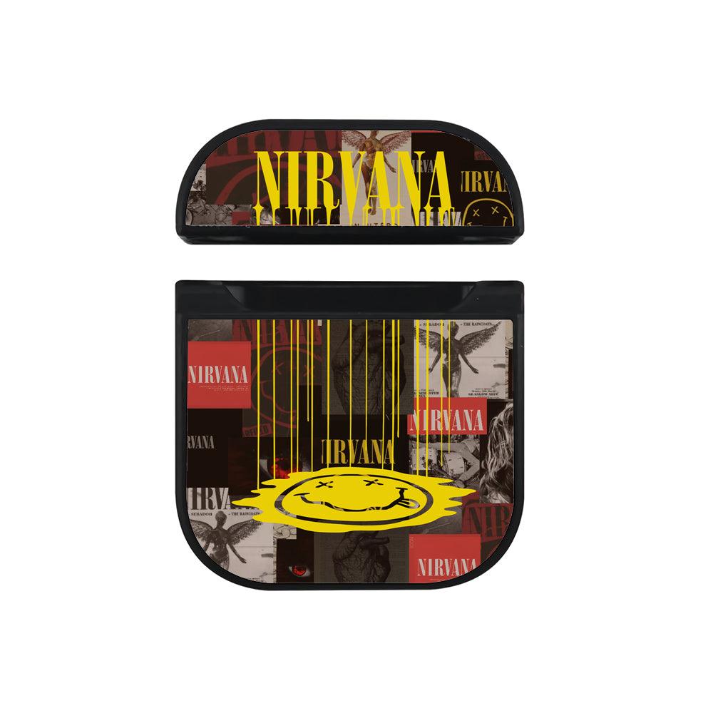Nirvana Melting Over The Night Light Hard Plastic Case Cover For Apple Airpods-Xtracase