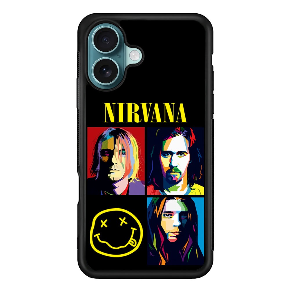 Nirvana Member Pop Art iPhone 16 Case - Xtracase