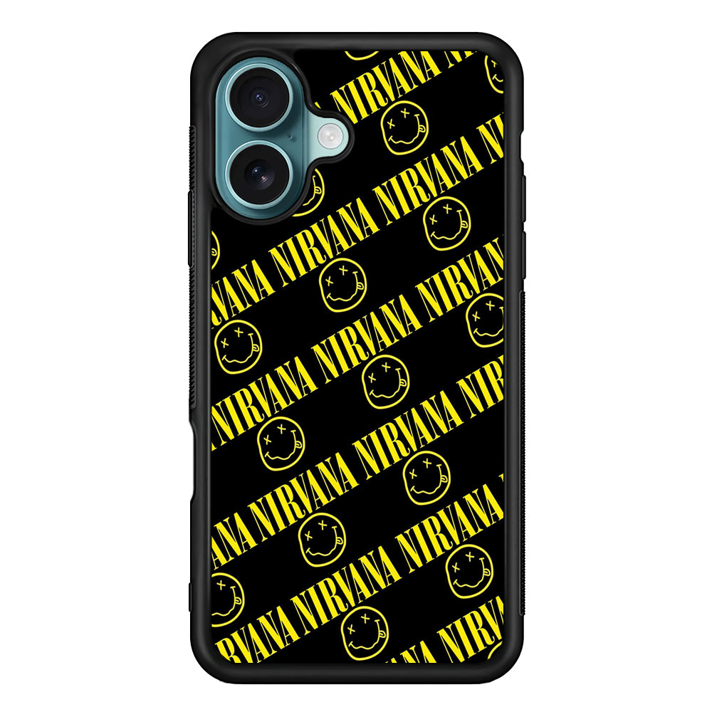 Nirvana Smiley Face iPhone 16 Case - Xtracase