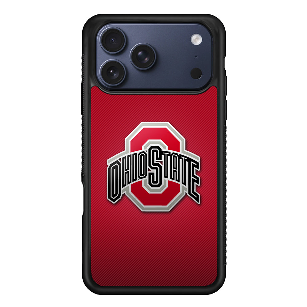 Ohio State Logo Red iPhone 17 Pro Max Case - Xtracase