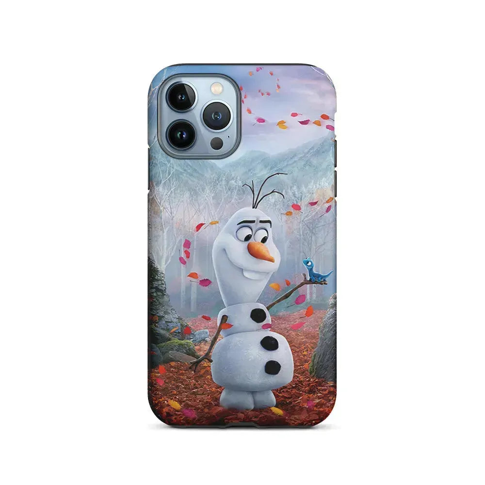 Olaf Frozen in the morning iPhone 15 Pro Max Case-2 in 1 Tough Case-Xtracase