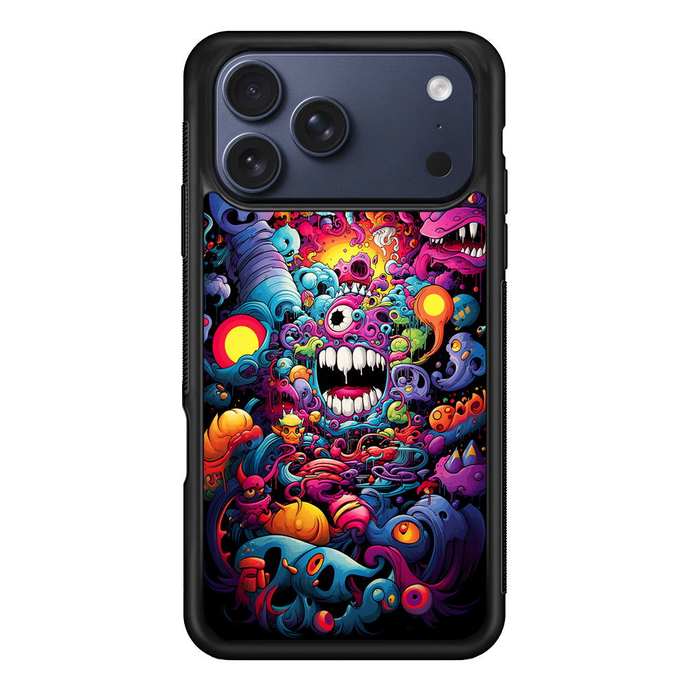 One Eyed Monster Doodle Art iPhone 17 Pro Case - Xtracase