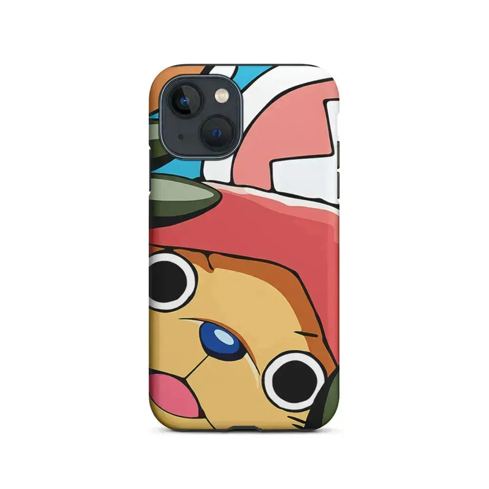 One Piece Chopper Face iPhone 13 Mini Case-2 in 1 Tough Case-Xtracase