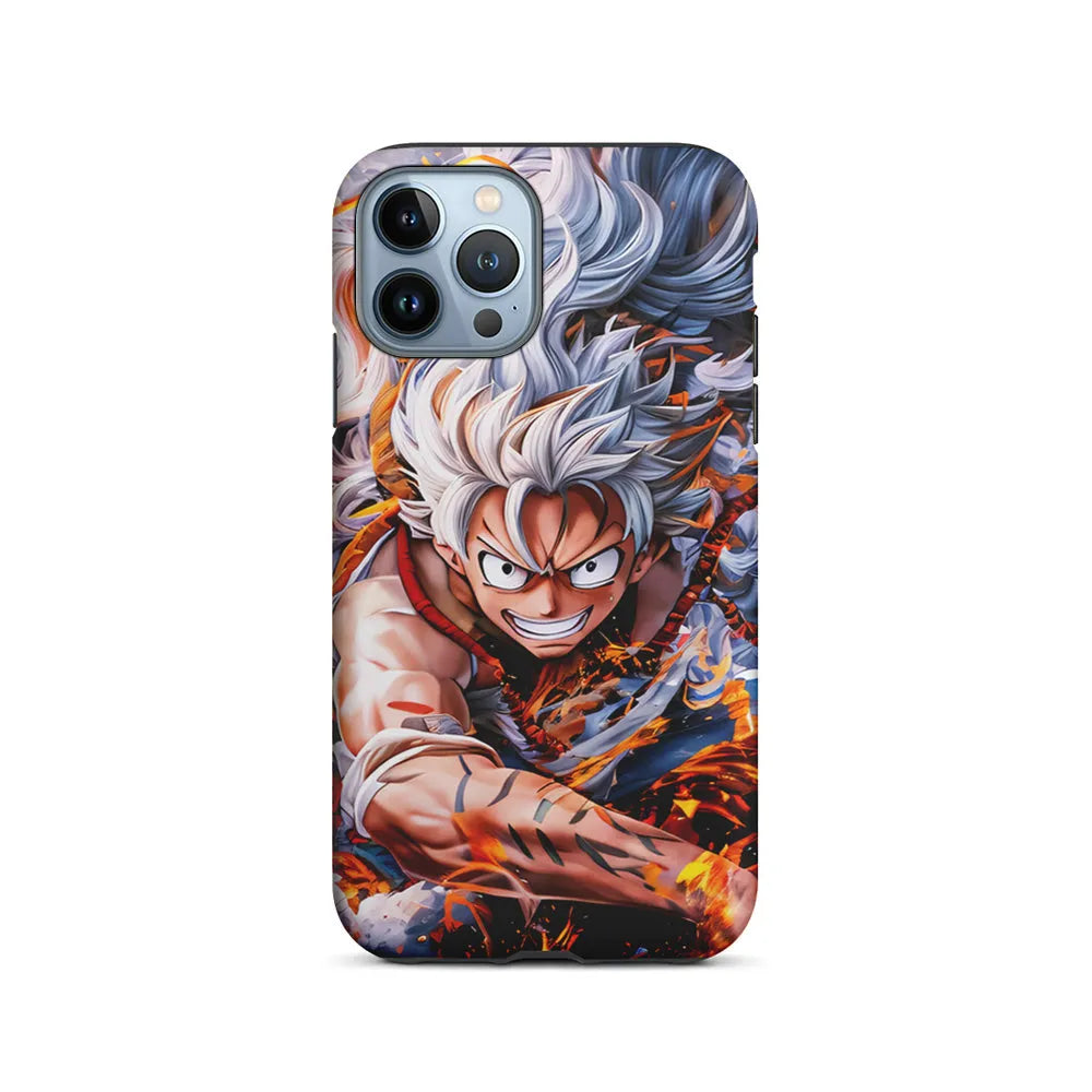 One Piece Luffy Gear 5 iPhone 13 Pro Case-2 in 1 Tough Case-Xtracase