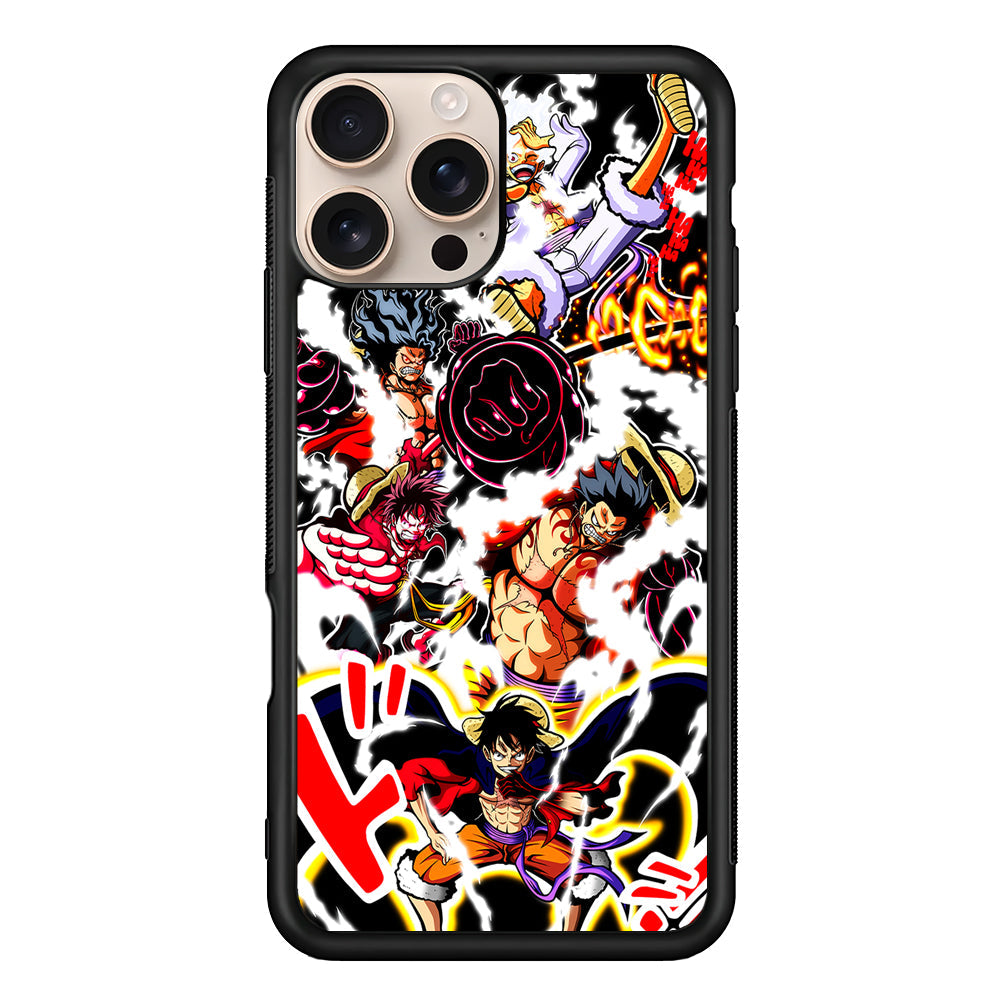 One Piece Luffy Gear Transformation iPhone 16 Pro Max Case - iPhone 16 Pro Max