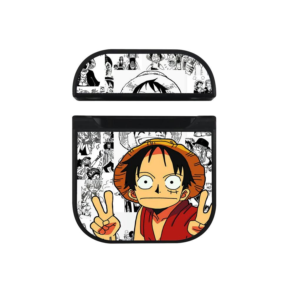One Piece Luffy Hiding Mode Apple Airpods Case-Xtracase