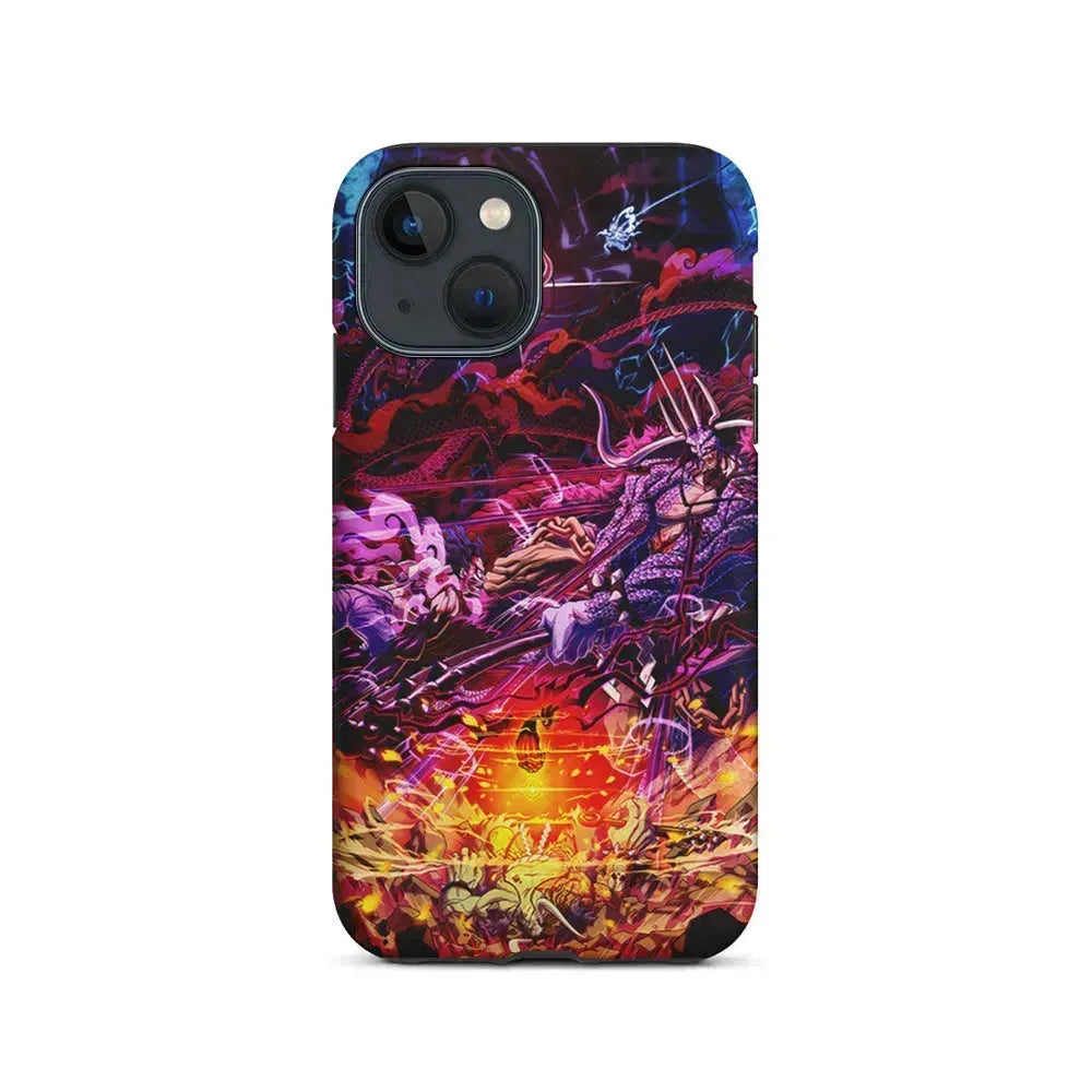 One Piece Luffy VS Kaido iPhone 13 Mini Case-2 in 1 Tough Case-Xtracase