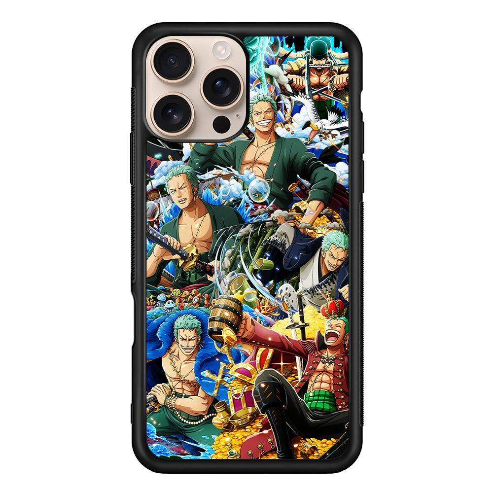 One Piece Roronoa Zoro Aesthetic iPhone 16 Pro Case - iPhone 16 Pro