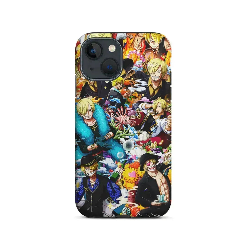 One Piece Sanji Aesthetic iPhone 13 Mini Case-2 in 1 Tough Case-Xtracase