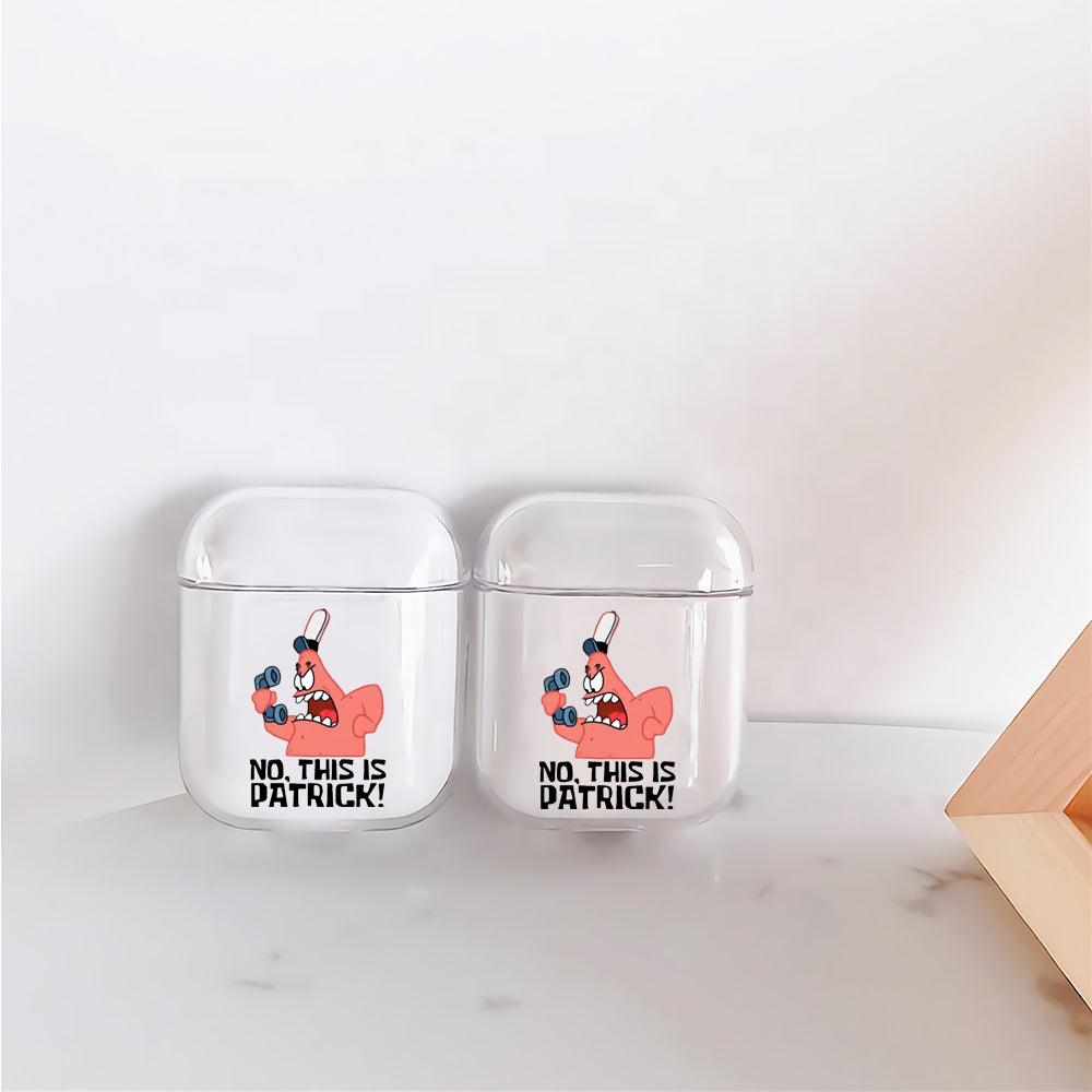 Patrick Krusty Krab Call Center Apple Airpods Clear Case-Xtracase
