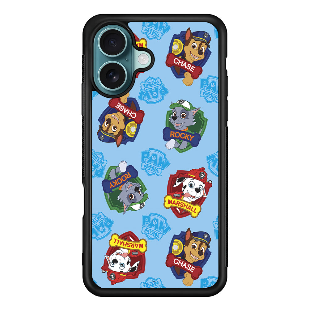 Paw Patrol Blue Background iPhone 16 Case - Xtracase