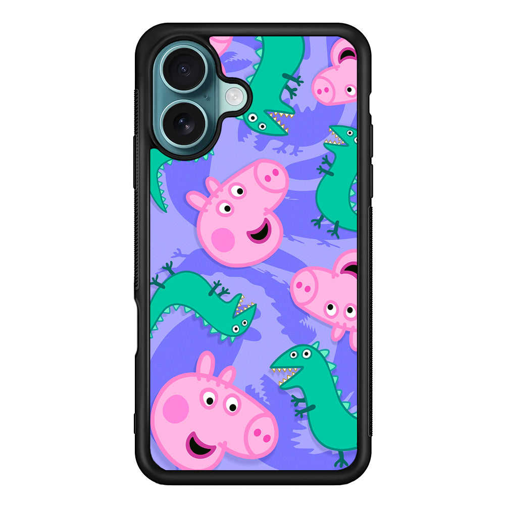 Peppa Pig Purple iPhone 16 Plus Case - Xtracase