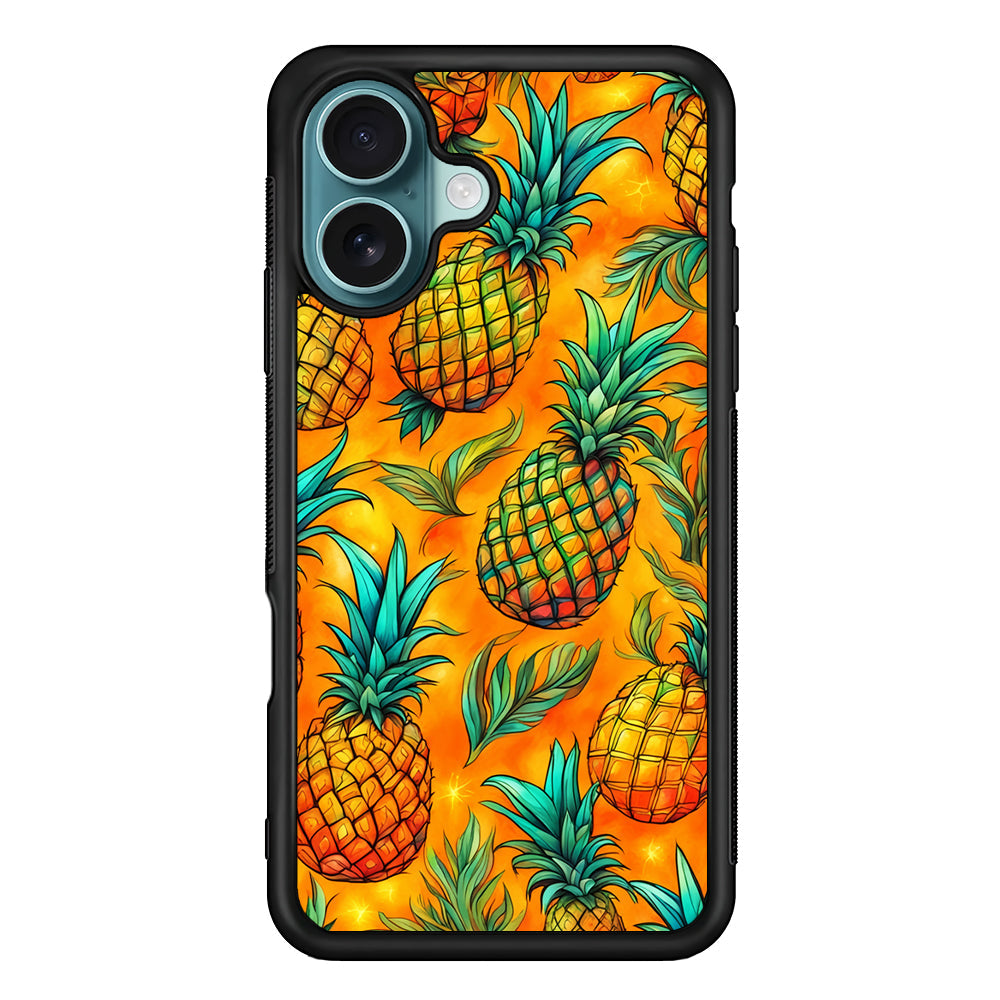 Pineapple Tropical Fruits iPhone 16 Plus Case - Xtracase