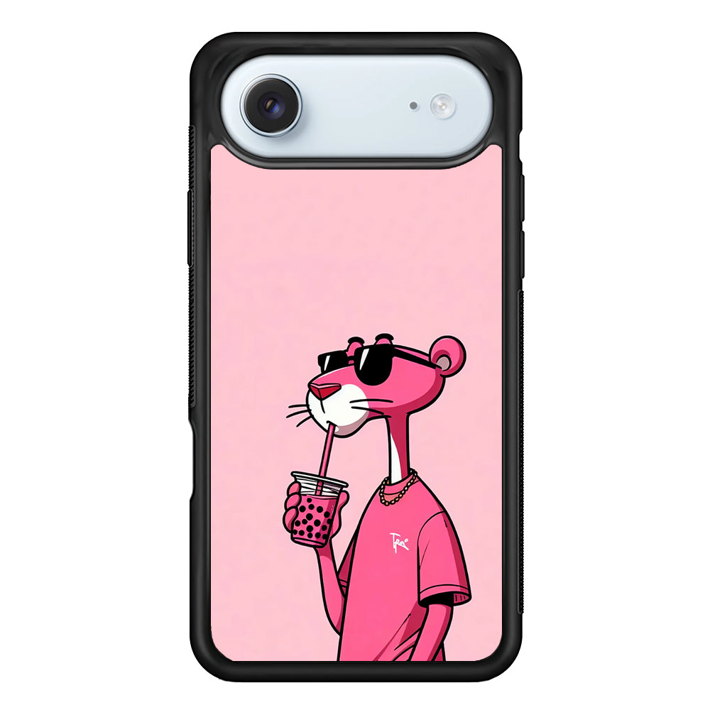 Pink Panther Drinks Bubble Tea iPhone 17 Air Case - Xtracase