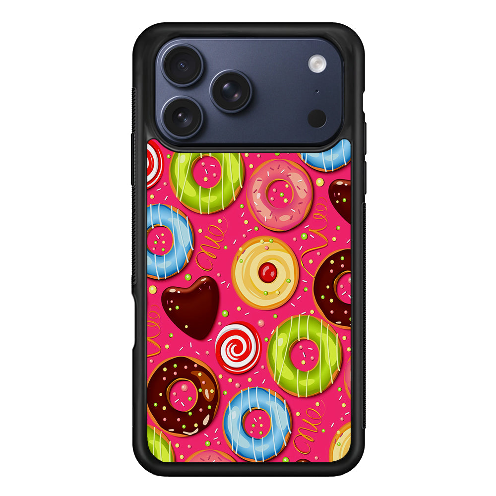 Pink Sweet Cute Donuts iPhone 17 Pro Case - Xtracase