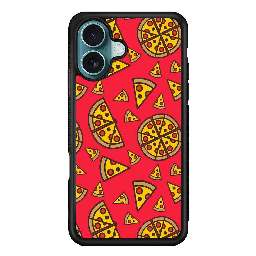 Pizza Slice Pattern iPhone 16 Case - Xtracase