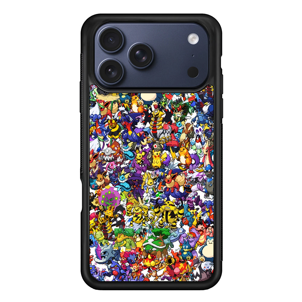 Pokemon All Characters iPhone 17 Pro Max Case - Xtracase