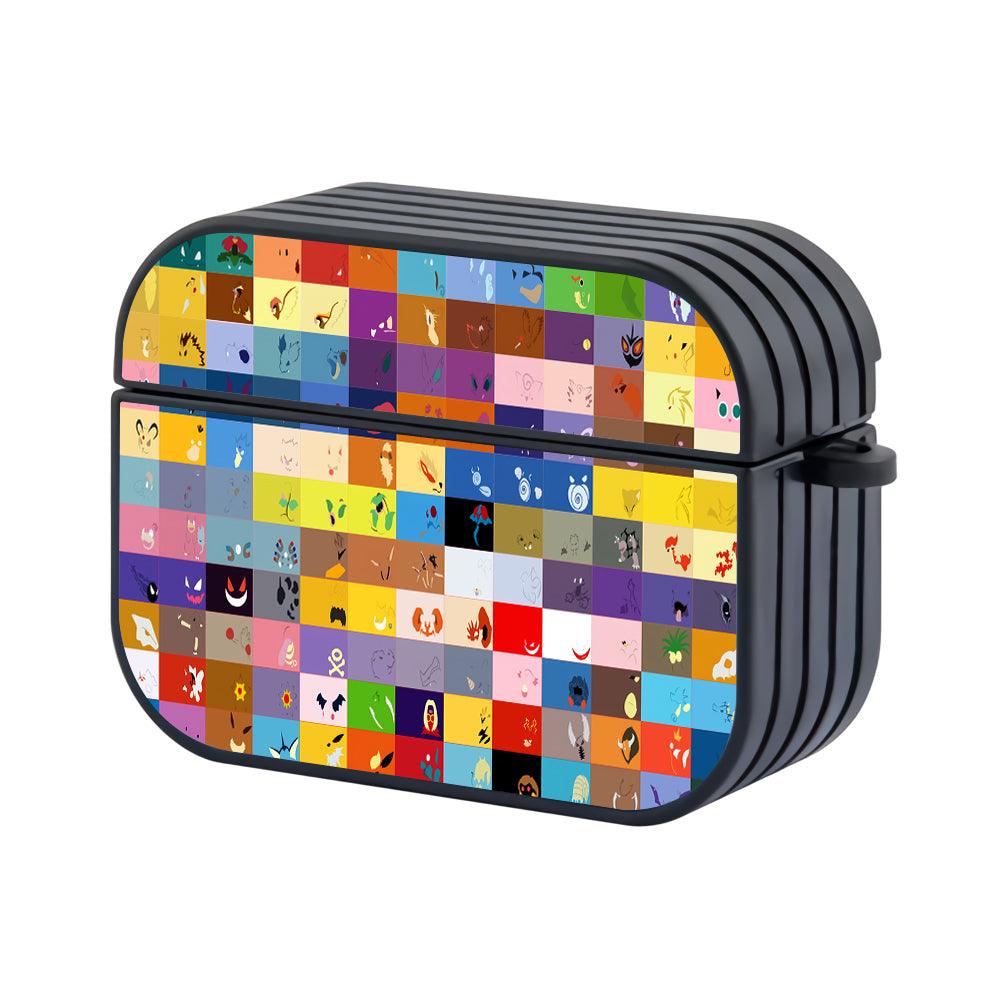 Pokemon First Generation Silhouette Hard Plastic Case Cover For Apple Airpods Pro 3-Xtracase