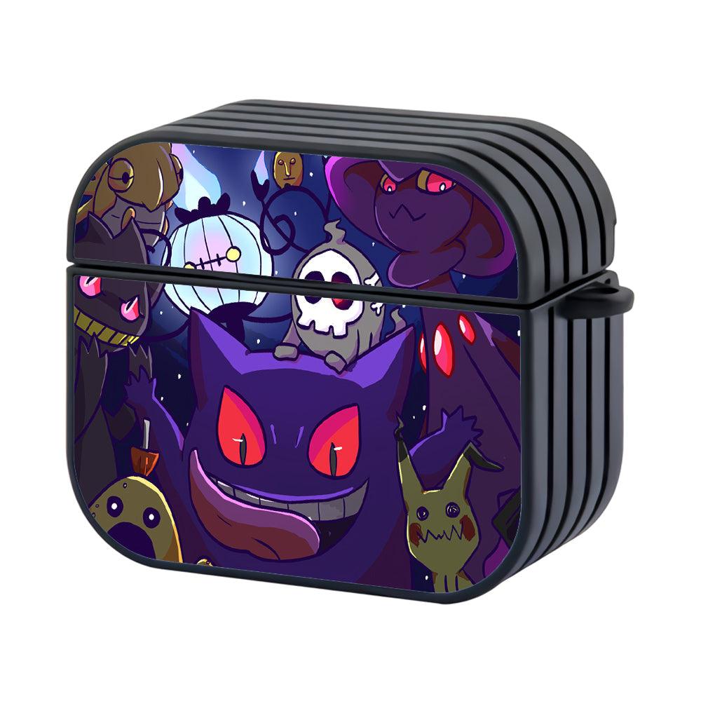 Pokemon Gengar Be Afraid and Give Candy Apple Airpods 3 Case-Xtracase