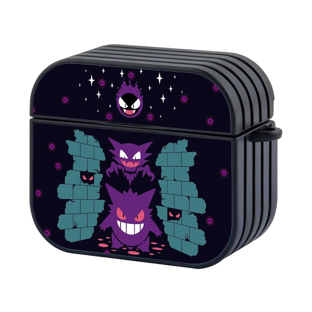 Pokemon The Masterpiece of Gengar Hard Plastic Case Cover For Apple Airpods 3-Xtracase