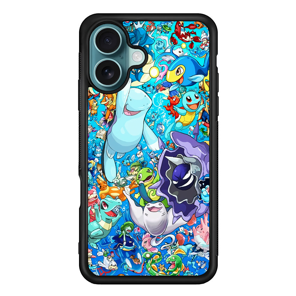 Pokemon Water iPhone 16 Plus Case - Xtracase